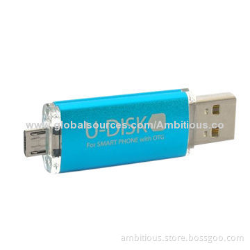 Mobile phone OTG USB flash drives, dual connector
